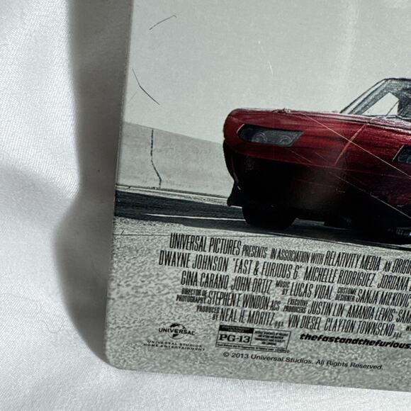 Fast & Furious 6 Extended Edition Blu-ray DVD Steelbook 2 Disc Set Tin Case - Picture 4 of 9
